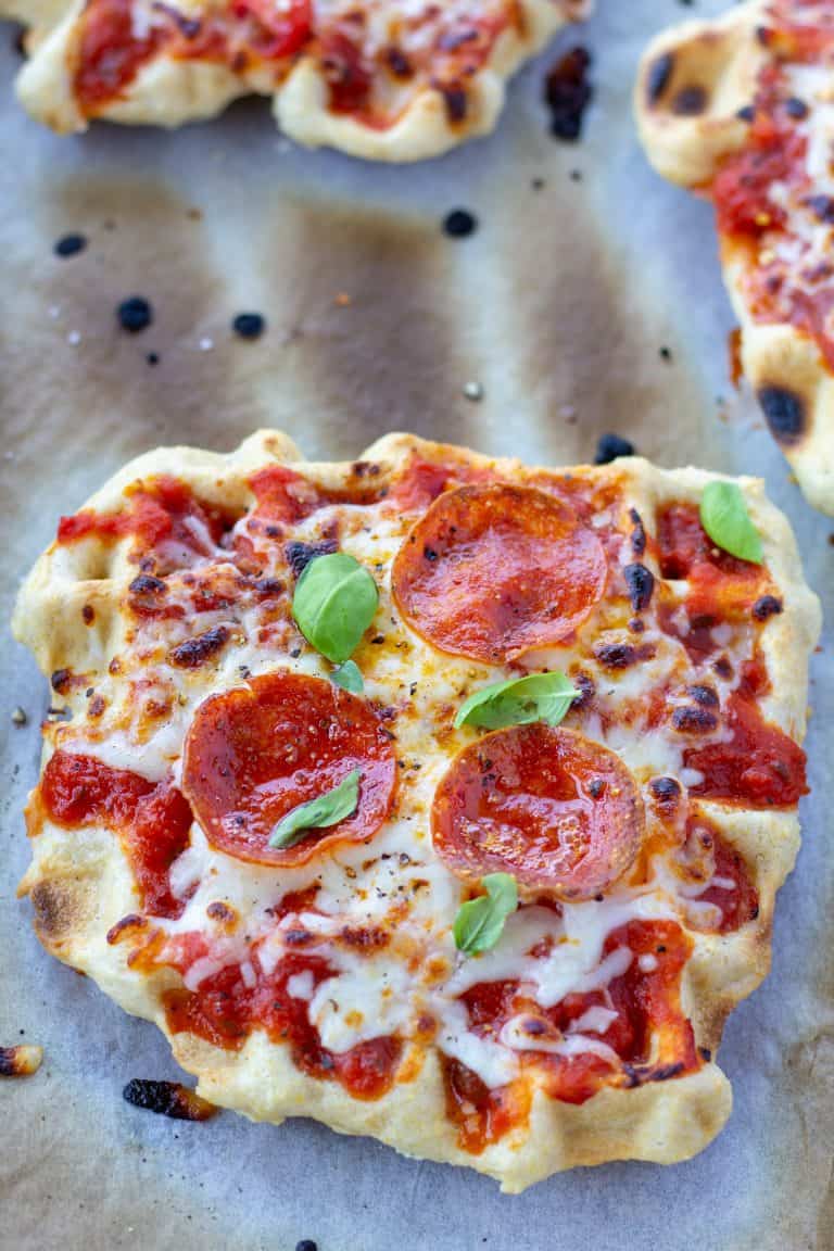Waffle Iron Pizza (Kids Love It!) Salty Lemon Sister