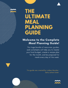 an image of the cover of a meal planning guide